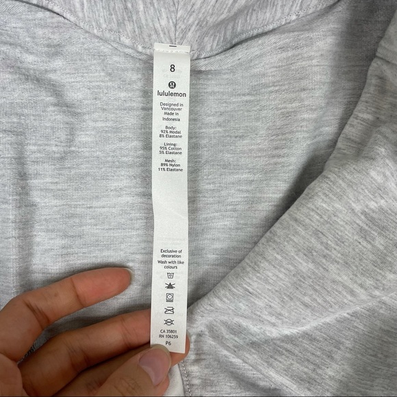 Lululemon Coast Easy Wrap Jacket Size 8 Gray - Picture 11 of 15
